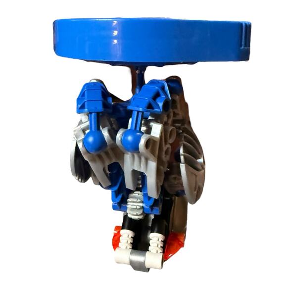 Vintage LEGO BIONICLE Gahlok-Kal Blue Orange 8578 Set with Canister Complete Set - Picture 11 of 11